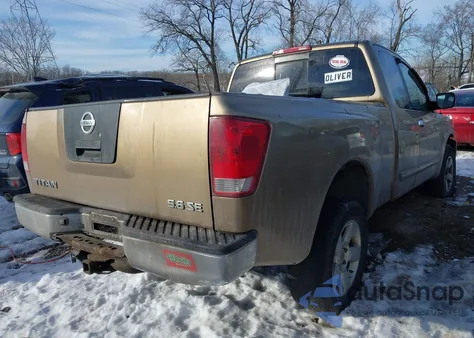2004 Nissan Titan Se z USA, uszkodzony, nr VIN 1N6AA06A04N574640
